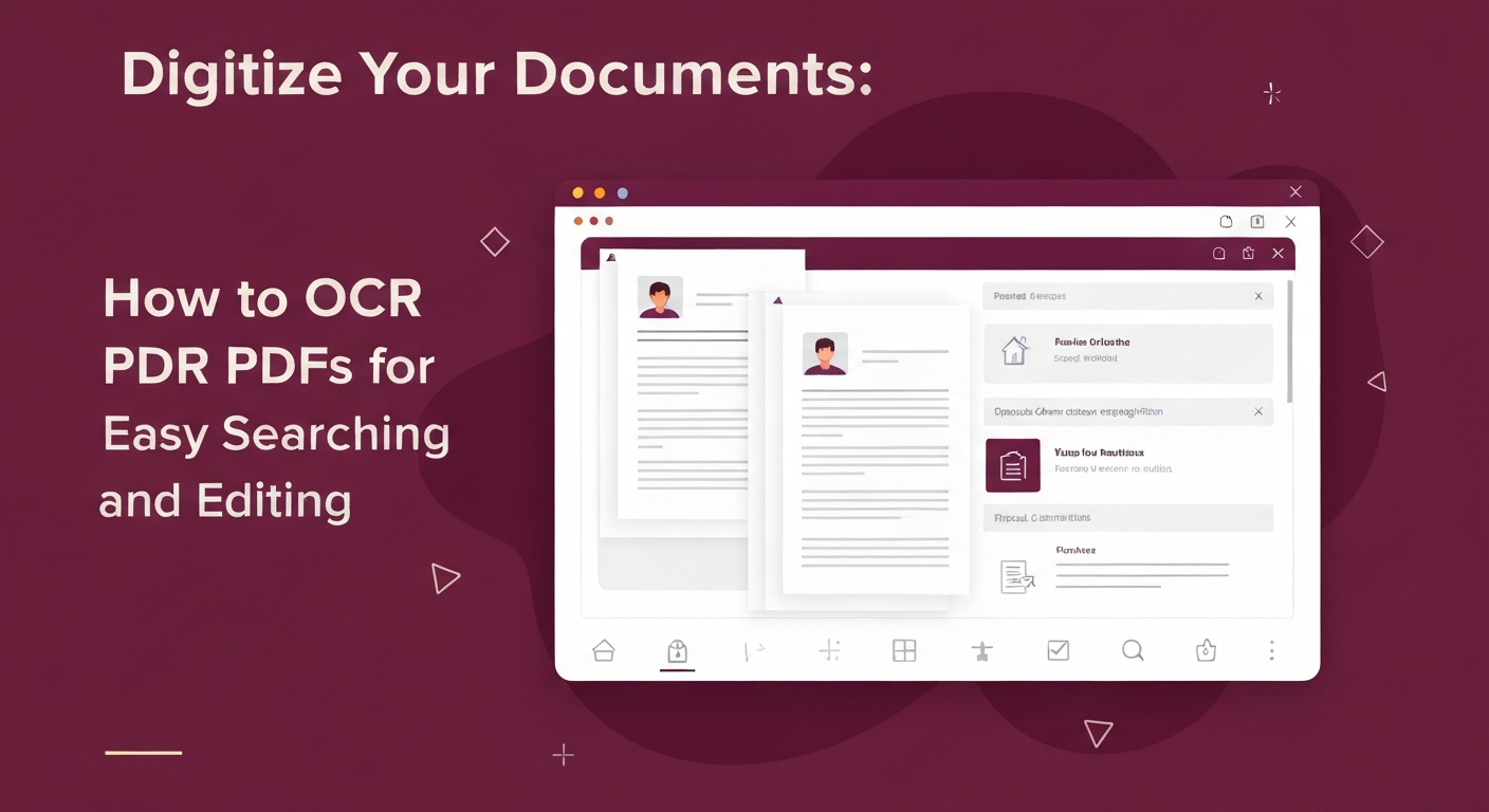 Digitize Your Documents: How to OCR PDFs for Easy Searching and Editing