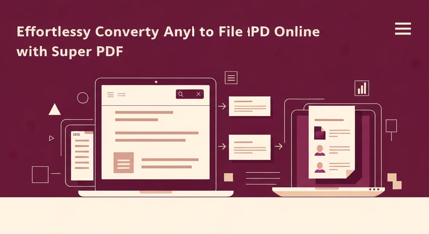 Effortlessly Convert Any File to PDF Online with Super PDF