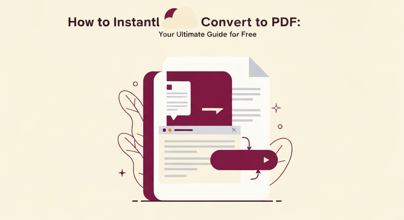PDFへの即時変換方法: 無料の究極ガイド