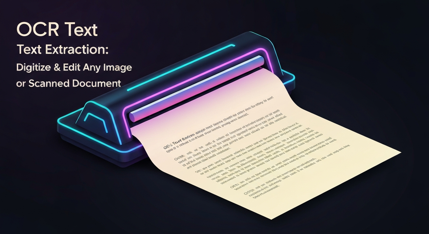 Estrazione Testuale OCR: Digitalizza e Modifica Qualsiasi Immagine o Documento Scansionato