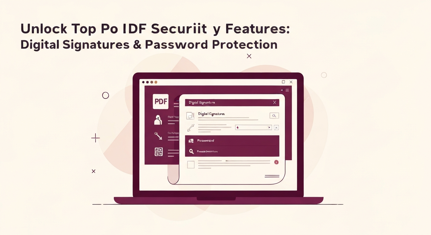 Sblocca le principali funzionalità di sicurezza PDF: firme digitali e protezione con password